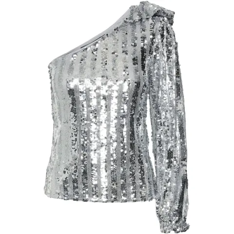 Vero Moda bluse Vmefi – Silver Colour — produktfoto