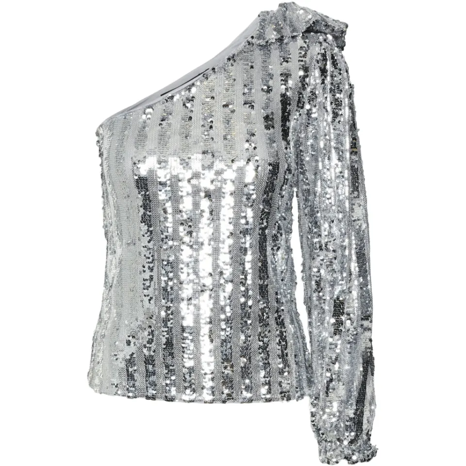 Vero Moda bluse Vmefi – Silver Colour — produktfoto