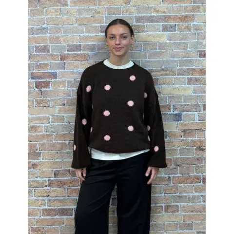 LULULIA Strik LuAnaya 9913LU – Moro/Rosa — produktfoto
