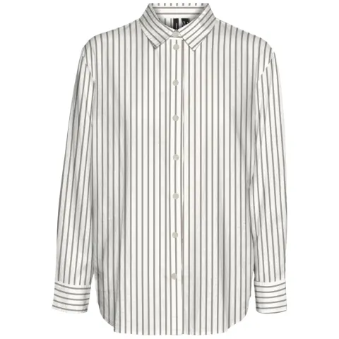 Vero Moda skjorte Vmlinn – Snow White Olga moon rock — produktfoto