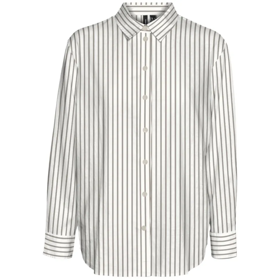 Vero Moda skjorte Vmlinn – Snow White Olga moon rock — produktfoto