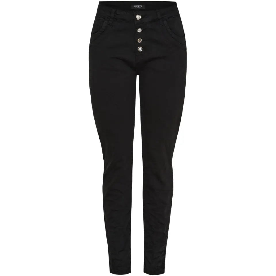 Marta du Château jeans MdcNahla MDC227-2533 – Black Denim — produktfoto