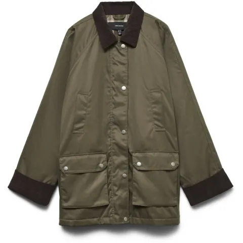 Vero Moda jakke Vmwales – Grape Leaf CHOCOLATE TORTE COLLAR — produktfoto