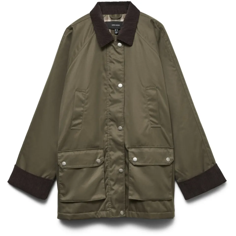 Vero Moda jakke Vmwales – Grape Leaf CHOCOLATE TORTE COLLAR — produktfoto