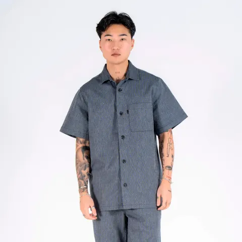 Marcus MAiggy ss overshirt – Dark Sapphire — produktfoto