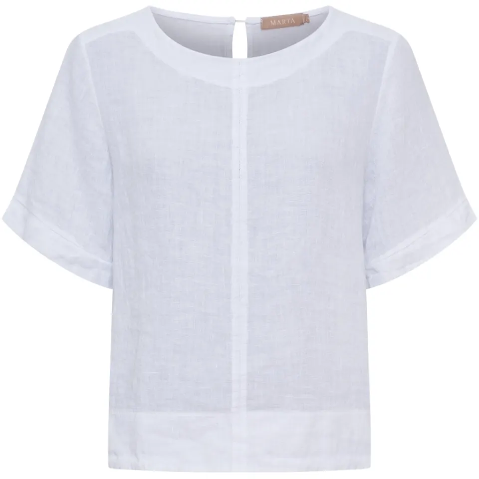 Marta du Château top MdcCeyla TC268010 – Optical White — produktfoto