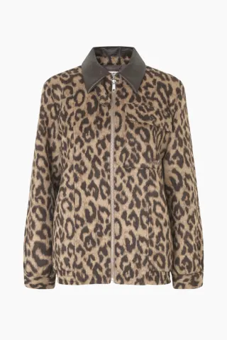 Baum und Pferdgarten Beline Jacket – Wool Camel Leopard — produktfoto
