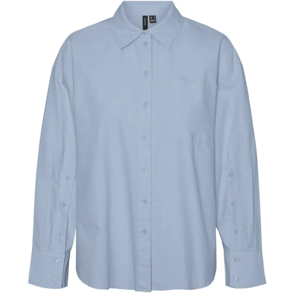 Vero Moda skjorte Vmnellie – Cashmere Blue — produktfoto