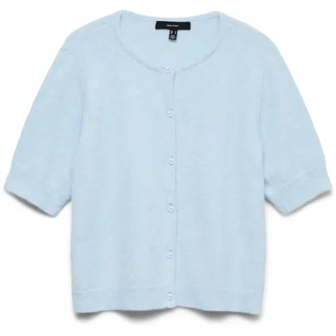 Vero Moda Cardigan VMDoffy – Cashmere Blue MELANGE — produktfoto