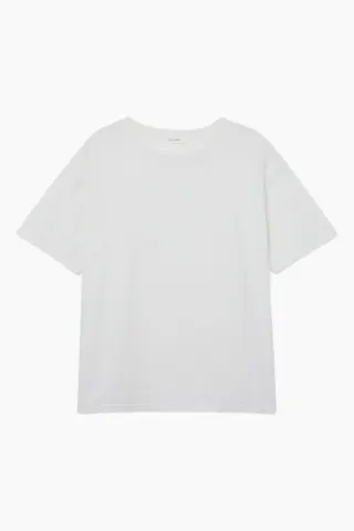 American Vintage Women's T-shirt Fizvalley – hvid — produktfoto