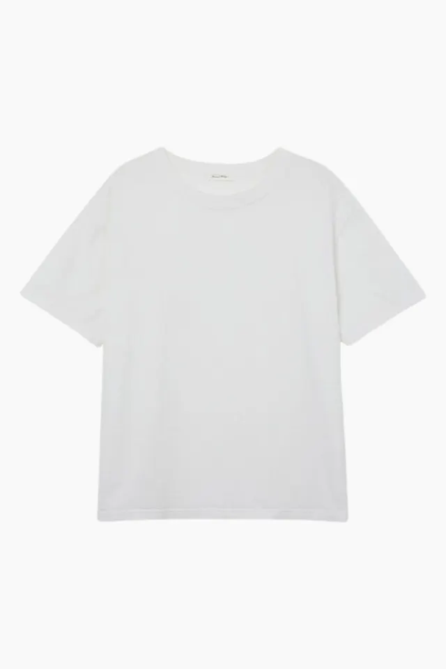 American Vintage Women's T-shirt Fizvalley – hvid — produktfoto