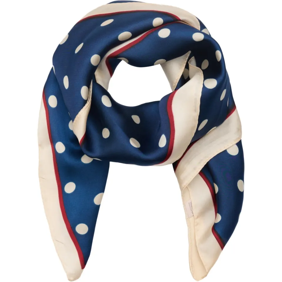 Marta du Château tørklæde MdcJuline FA-Scarf – Blue31235 — produktfoto