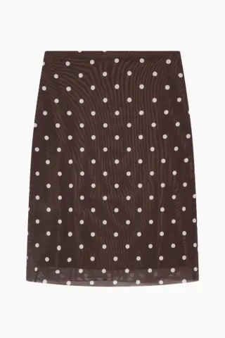 Baum und Pferdgarten Jessika Skirt – Coffee Bean Dots — produktfoto