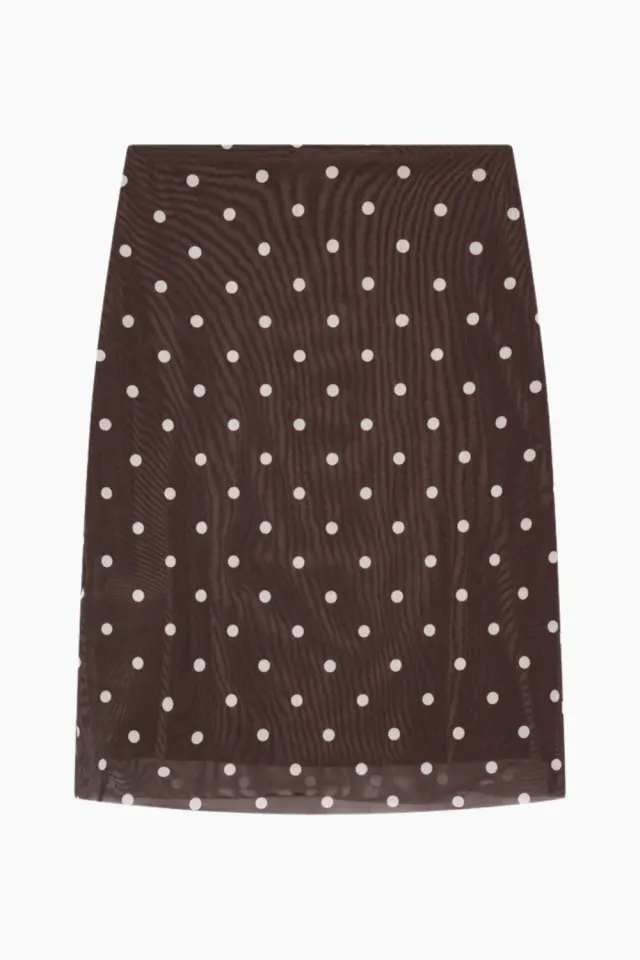 Baum und Pferdgarten Jessika Skirt – Coffee Bean Dots — produktfoto