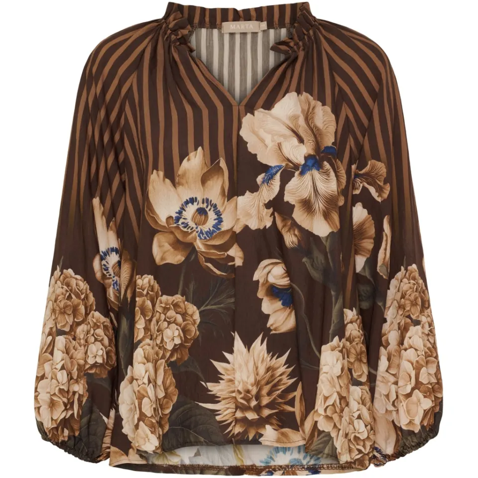 Marta du Château bluse MdcOctavia 003B – Marrone6022 — produktfoto
