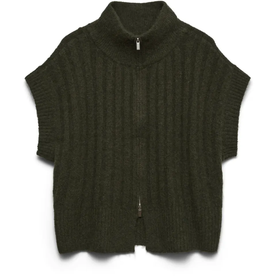 Vero Moda vest Vmbang – Forest Night MELANGE — produktfoto