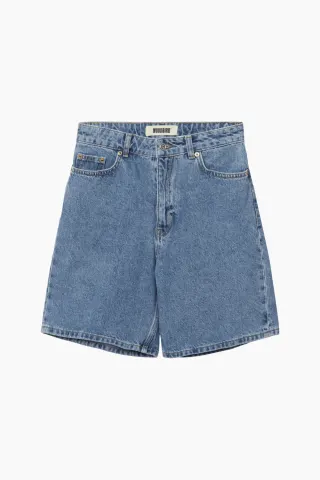 Woodbird WBMaggie Stone Shorts – blå — produktfoto