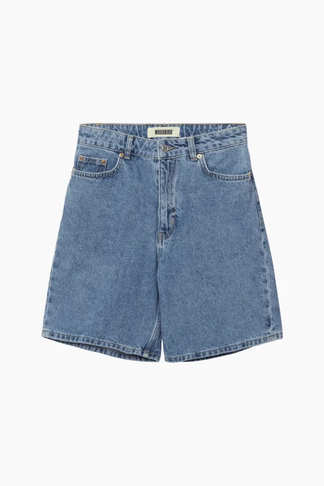 Woodbird WBMaggie Stone Shorts – blå — produktfoto