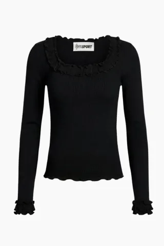 OpéraSPORT Rosie Seamless Top – Black/Black — produktfoto