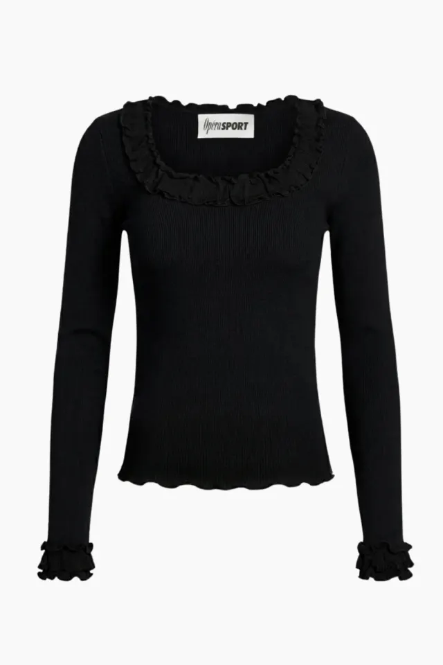 OpéraSPORT Rosie Seamless Top – Black/Black — produktfoto