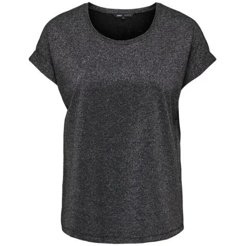 ONLY TOP Onlmoster – Black Silver lurex — produktfoto