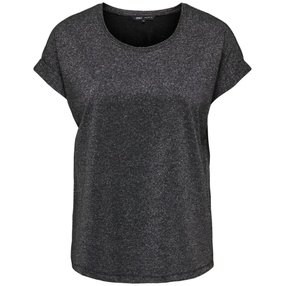 ONLY TOP Onlmoster – Black Silver lurex — produktfoto