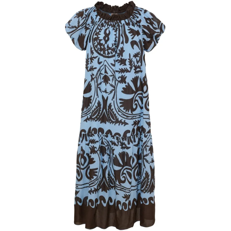 Marta du Château kjole MdcMuse 8405 – Blue/Marrone — produktfoto