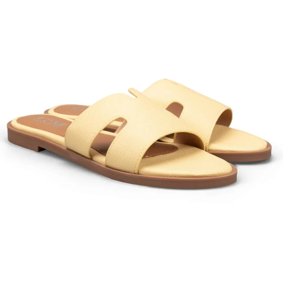 Olina sandaler 5317 – gul — produktfoto