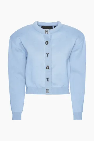 Rotate Firm Knit Cardigan – Hydrangea (Blue) — produktfoto