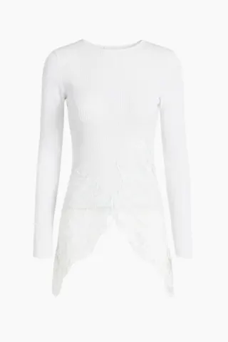OpéraSPORT Ginevra Seamless Dress – hvid — produktfoto