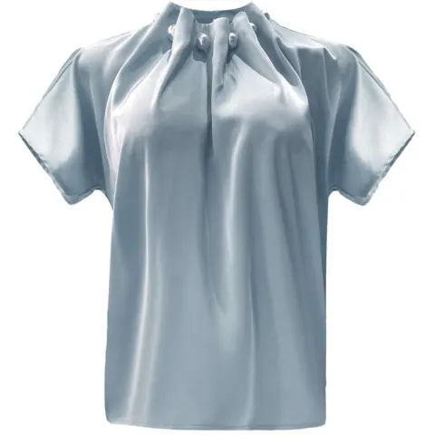 Liberté Liberte bluse PIP – DUSTY LIGHT BLUE — produktfoto