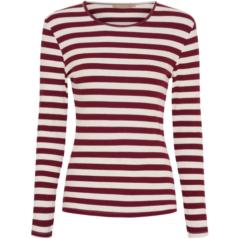 Marta du Château langærmet t-shirt MdcBegonia 7702 – bordeaux — produktfoto