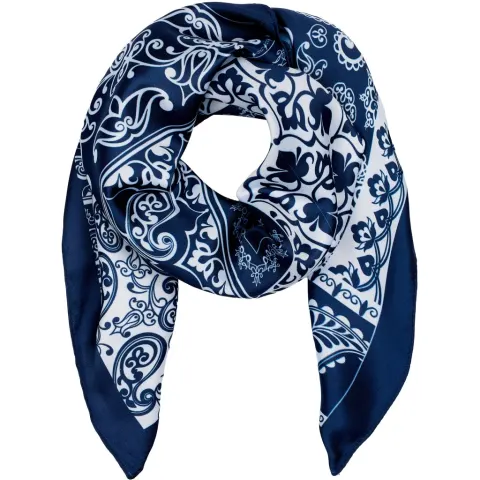 Marta du Château tørklæde MdcJuline FA-Scarf – Navy11124 — produktfoto