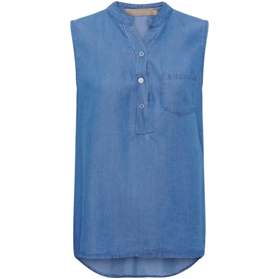 Marta du Château top MdcRylina 84571JV – Medio Blue — produktfoto