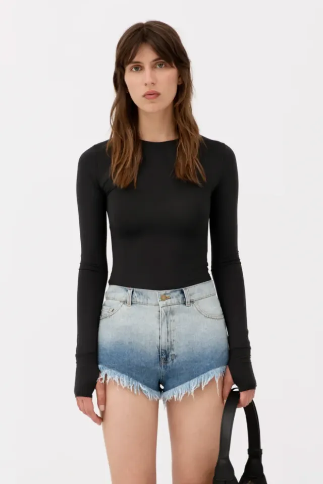 H2O Fagerholt Gigi Long Sleeve Body – Deep Black — produktfoto