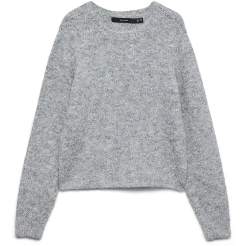 Vero Moda pullover Vmnovah – Medium grey melange — produktfoto