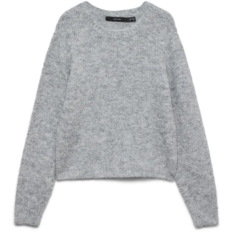 Vero Moda pullover Vmnovah – Medium grey melange — produktfoto