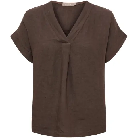 Marta du Château Marta du Chatau bluse MdcBellissima 86520 – Mocca — produktfoto