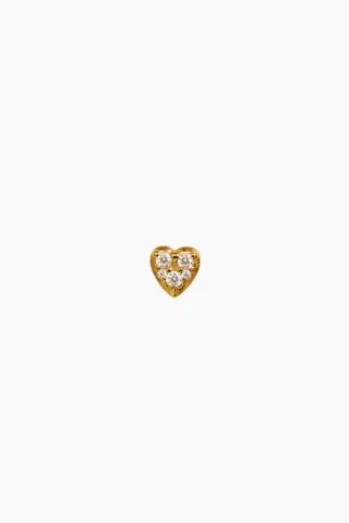 STINE A Petit J'adore Earring – guld — produktfoto