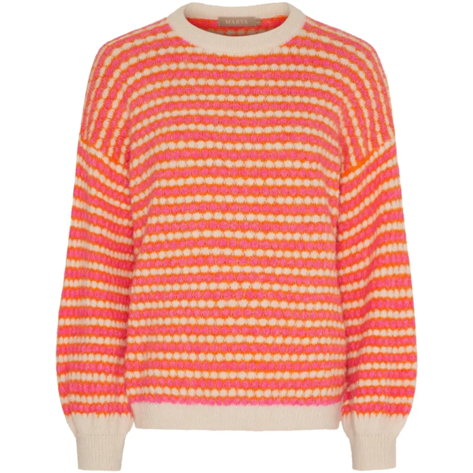 Marta du Château strik MdcRegitze 8278 – Orange/Fuxia — produktfoto