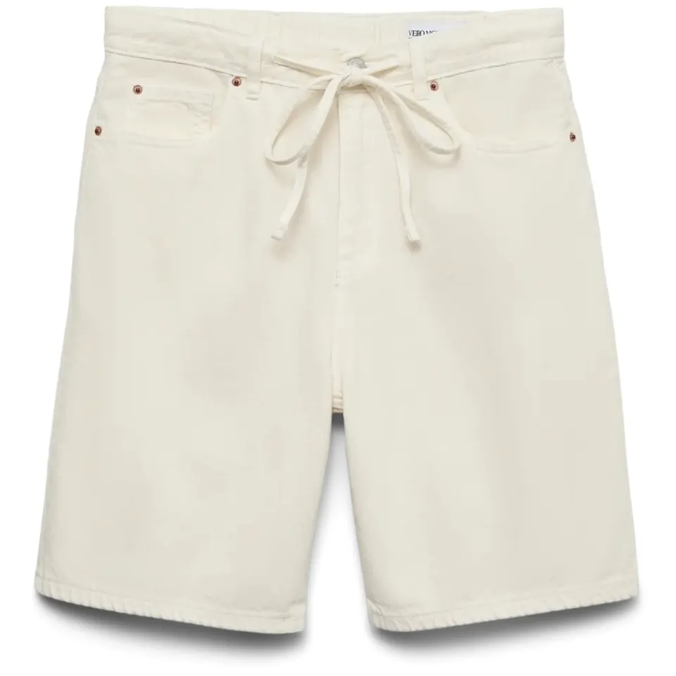Vero Moda shorts Vmvilla – Ecru — produktfoto