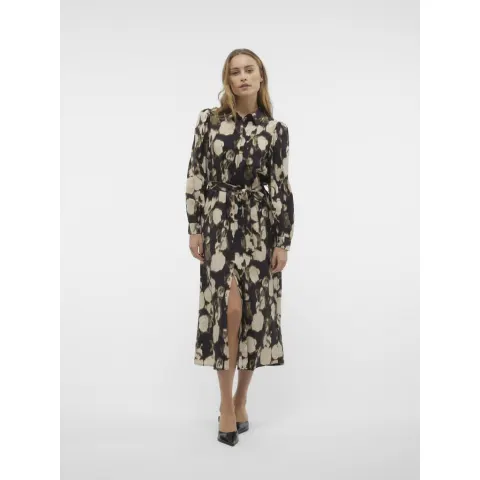 Vero Moda kjole Vmcelina – Black Graphic — produktfoto