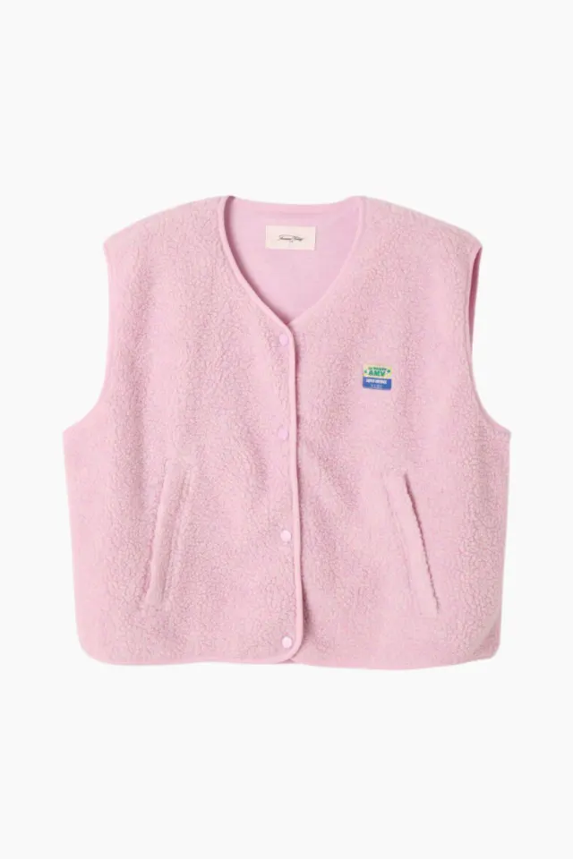 American Vintage Hoktown Vest – Sugared Almond Melange — produktfoto