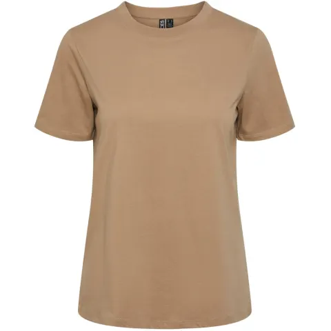 Pieces t-shirt Pcria – Silver Mink — produktfoto