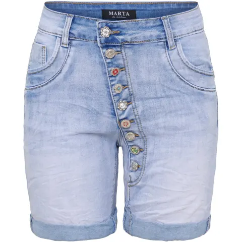Marta du Château shorts MdcRatia MDC257-S26153 – Denim — produktfoto
