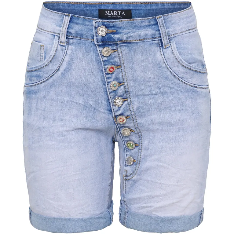 Marta du Château shorts MdcRatia MDC257-S26153 – Denim — produktfoto
