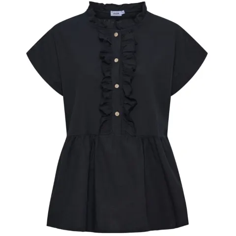 LULULIA Top LUNoor 8254ALU – sort — produktfoto