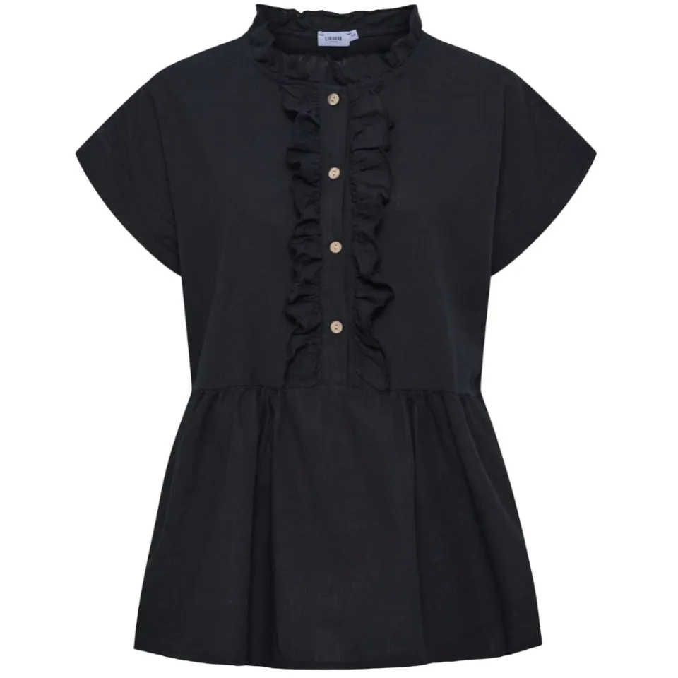 LULULIA Top LUNoor 8254ALU – sort — produktfoto