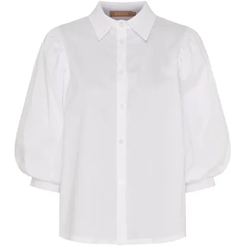Marta du Château bluse MdcAivory 58863M – Optical White — produktfoto