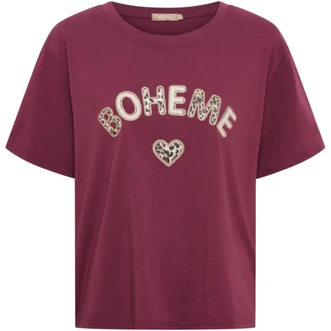 Marta du Château T-Shirt MdcLuana – bordeaux — produktfoto